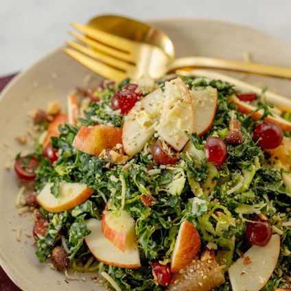 Brussels Sprouts & Organic Kale Salad