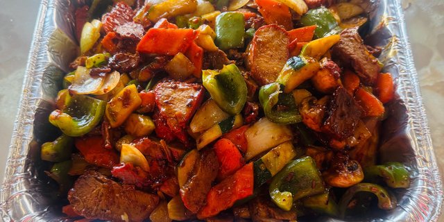 Pork w/ Garlic Sauce Tray