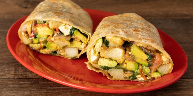 Tofu Breakfast Burrito