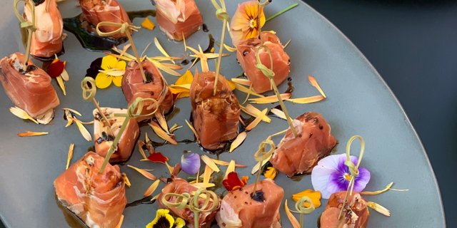 Jamon & Fruit Skewers