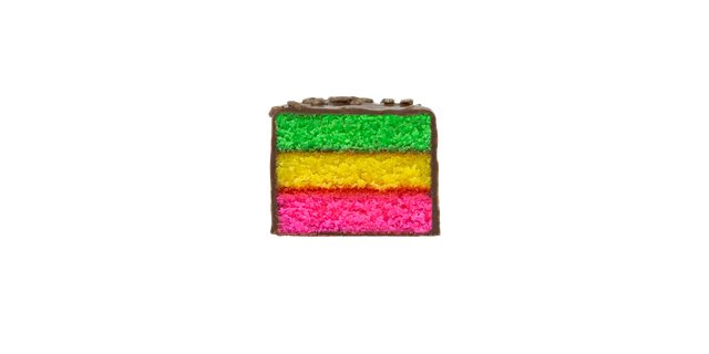 Italian Rainbow Cake Bites