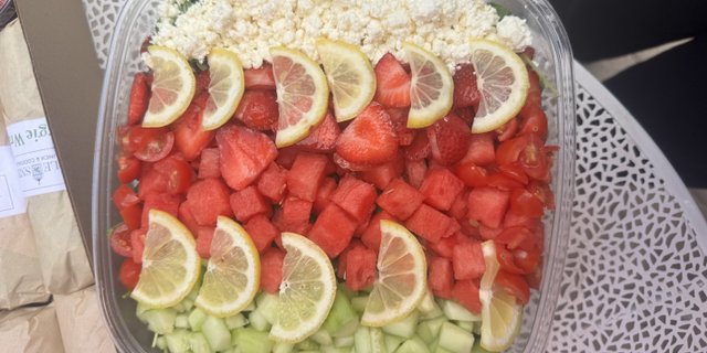 Spicy Watermelon Salad