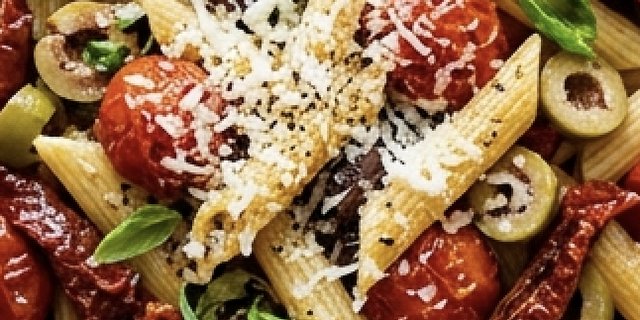 Sun-Dried Tomato & Olive Penne