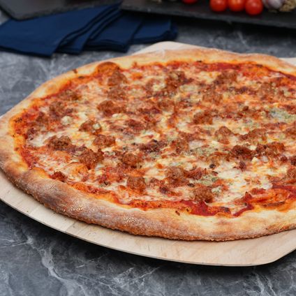 Sausage, Bacon & Blue