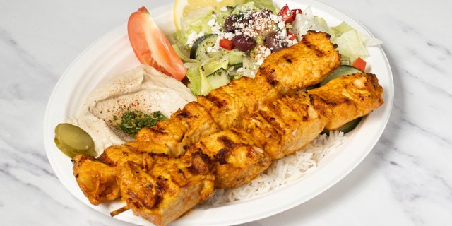 Chicken Kabob Plate
