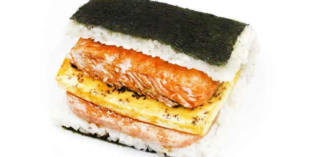 Grilled Salmon Onigiri