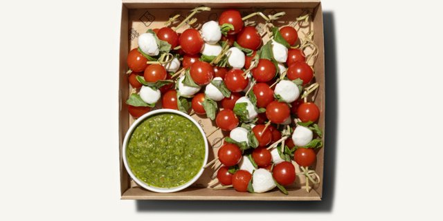 Tomato & Mozzarella Skewers