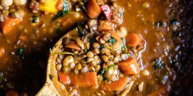 Chickpea & Lentil Stew