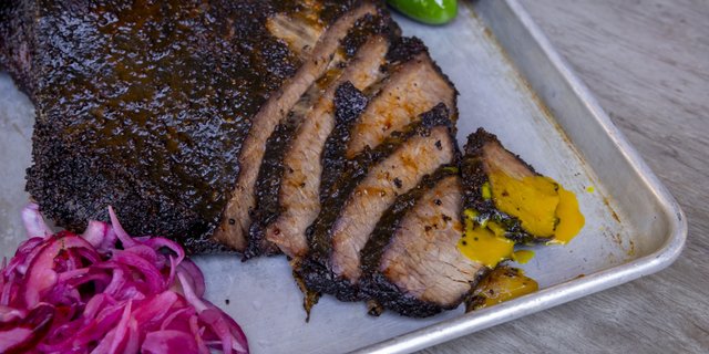 Sliced BBQ Brisket