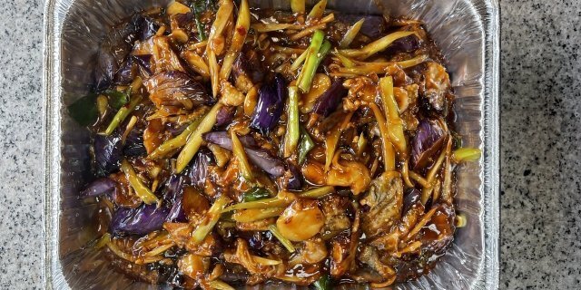 Eggplant With Hot Garlic Sauce