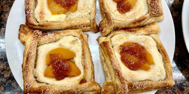 Peach Danish