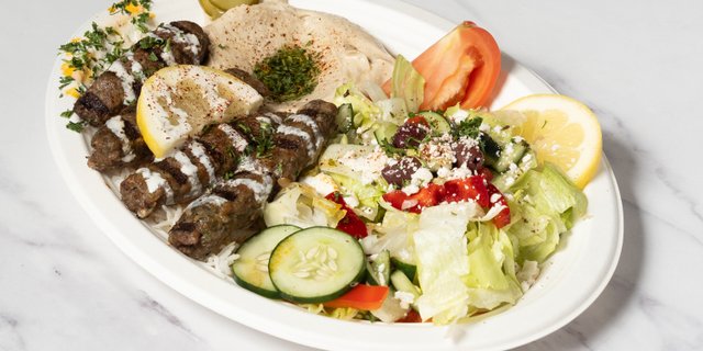 Kafta Kabob Plate