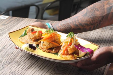Pressed Plantain Bites