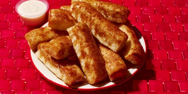 Baked Cinnamon Sticks with Icing