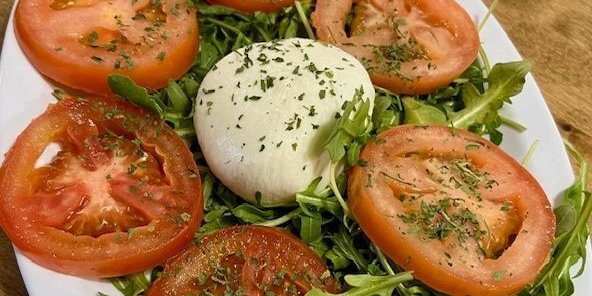 Tomato-Burrata Salad