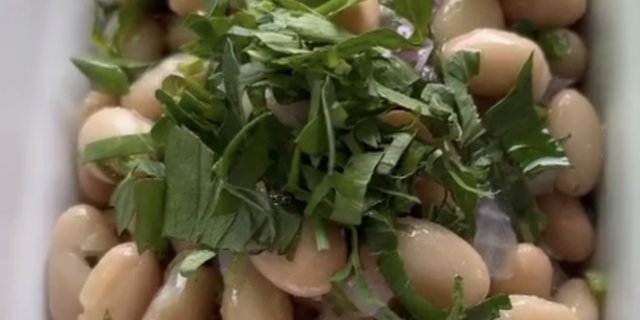 White Bean Salad Tray
