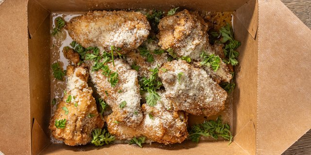 Lemon Pepper Parmesan Wings