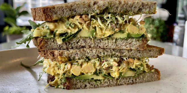 Chickpea Salad Sandwich Boxed Lunch
