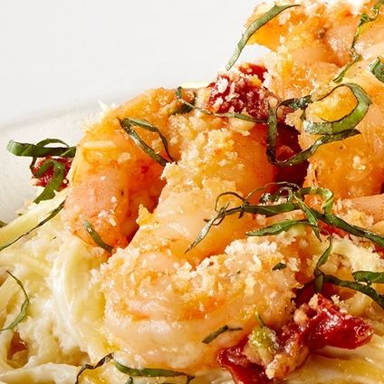 Tuscan Shrimp Scampi Pasta