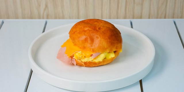 Ham, Egg & Cheese Breakfast Sandwich