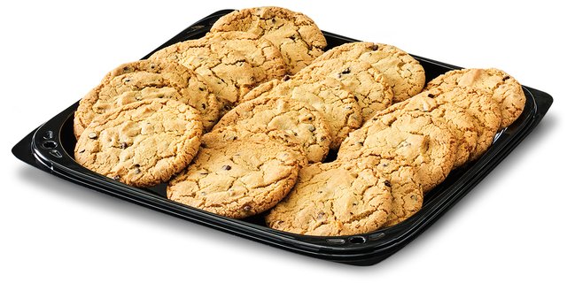 Dozen Fudge-Filled Chocolate Chip Cookies