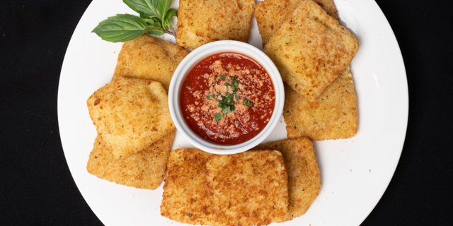 Toasted Three Cheese Ravioli