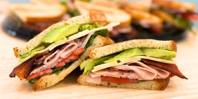 Turkey-Bacon-Avocado BLT Sandwich Tray