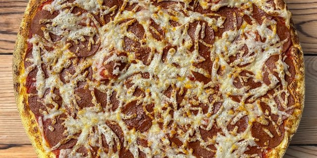 Gluten-Free Meatless Pepperoni Lovers Gourmet Vegan Pizza