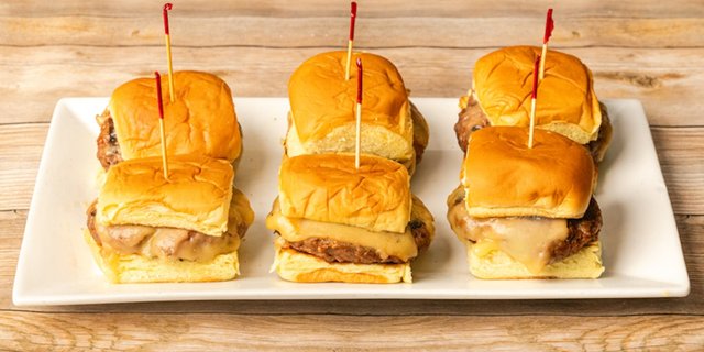 Vegetarian Sliders W/ Vegan Gouda