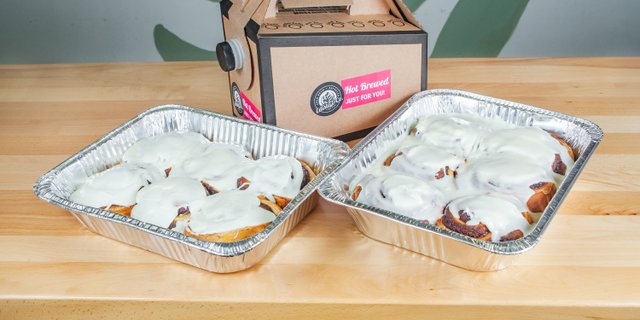 Cinnamon Rolls & Hot Coffee Breakfast