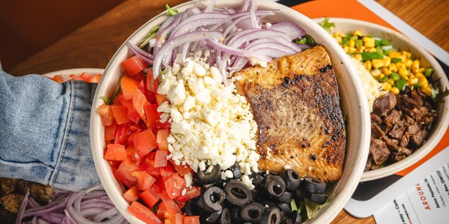 Salmon & Feta Power Salad