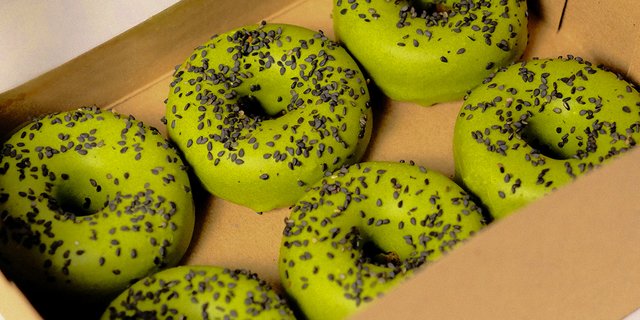 Matcha Donut Tray