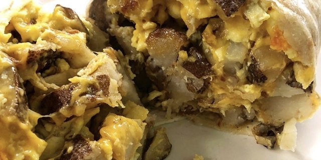 Belly Buster Breakfast Burrito
