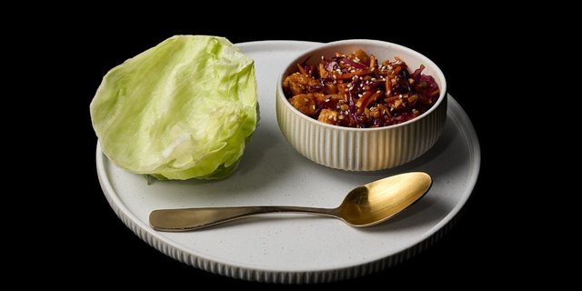 Szechuan Chicken Lettuce Cups