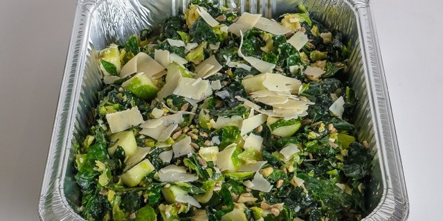 Kale & Brussels Sprout Salad