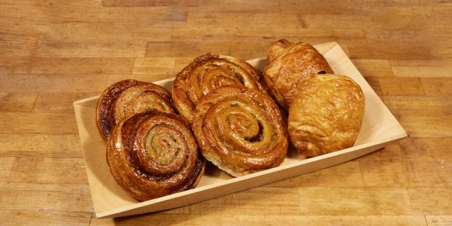 Variety of Sweet Croissants