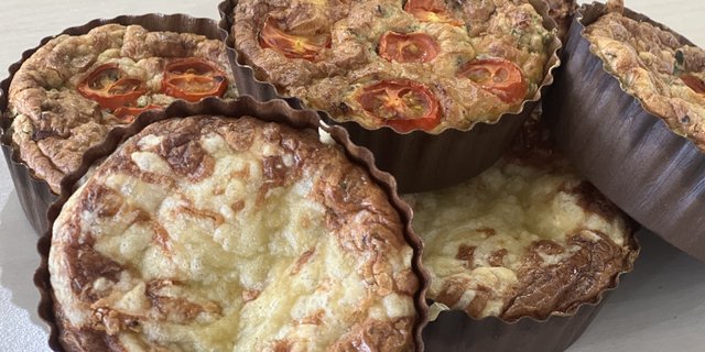 Ham & Swiss Quichelettes