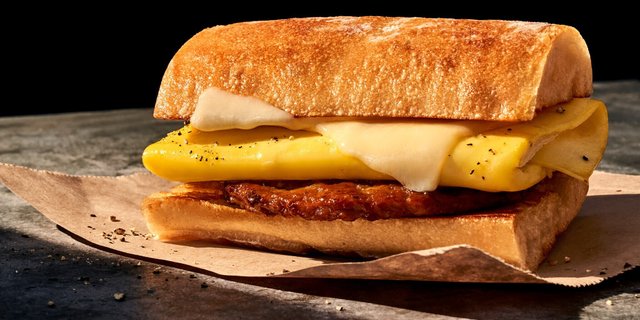 Ciabatta Sausage, Egg & Cheese Sandwich Boxed Breakfast