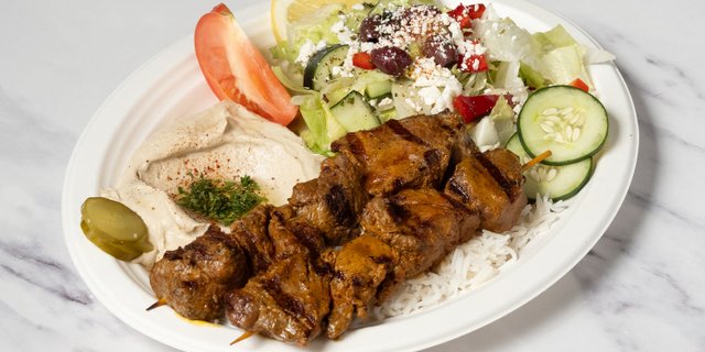 Lamb Kabob Plate