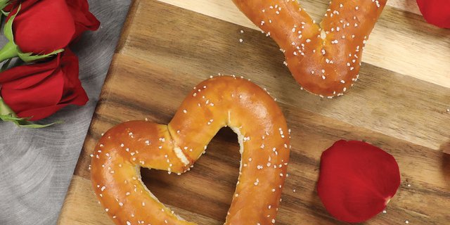Heart Shaped Pretzels