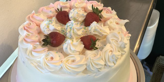 Strawberry Shortcake Cake