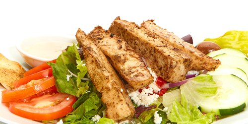 Individual Greek Salad / Chicken