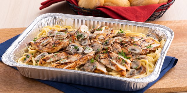 Creamy Chicken & Mushroom Pasta