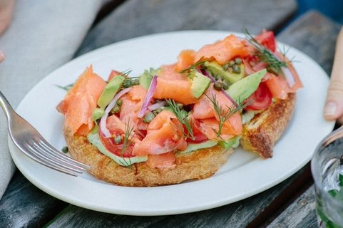 Smoked Salmon & Avocado Tartine