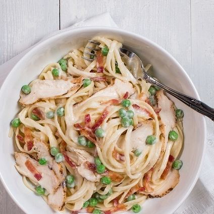 Individual Chicken Carbonara Pasta