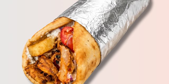 Gyro in Greek Pita