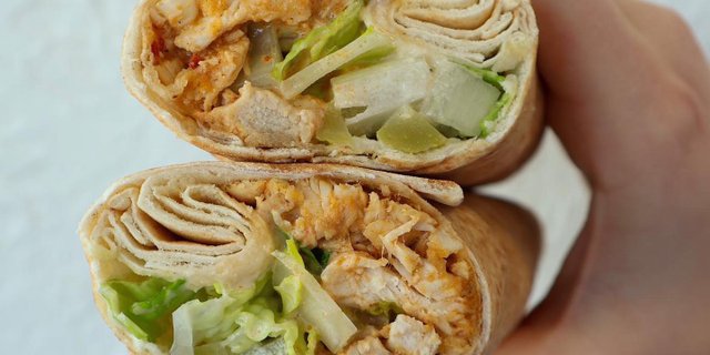 Gluten-Free Chicken Shawarma Wrap