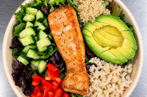 Roasted Salmon Salad