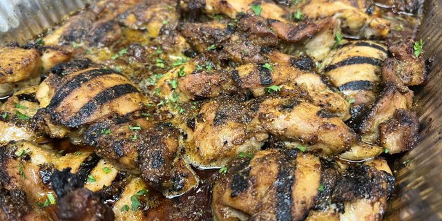 Cajun Chicken Thighs Pan