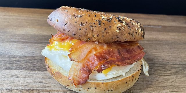 Bacon, Egg & Cheese Breakfast Sandwich